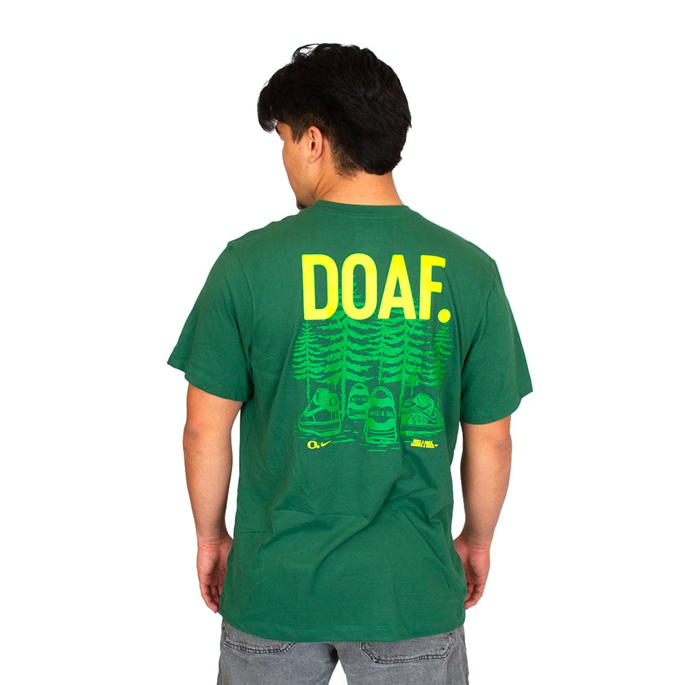 Classic Oregon O, Nike, Green, Crew Neck, Performance/Dri-FIT, Men, Unisex, Division Street, DOAF, Trees & Sneakers, T-Shirt, 1011232